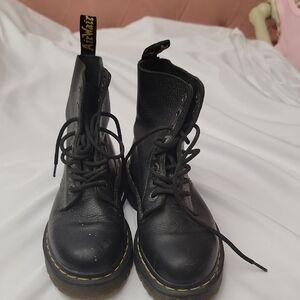 Dr. Martens Black Lace-Up Boots